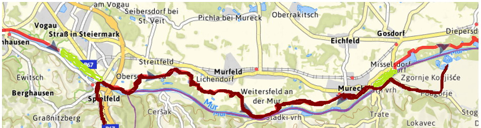 Kolesarjenje ob Muri Kolesarjenje ob Muri